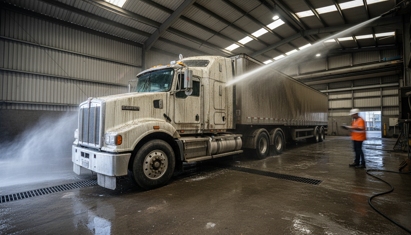 High-Pressure Truck Wash for Fleet Compliance NSW