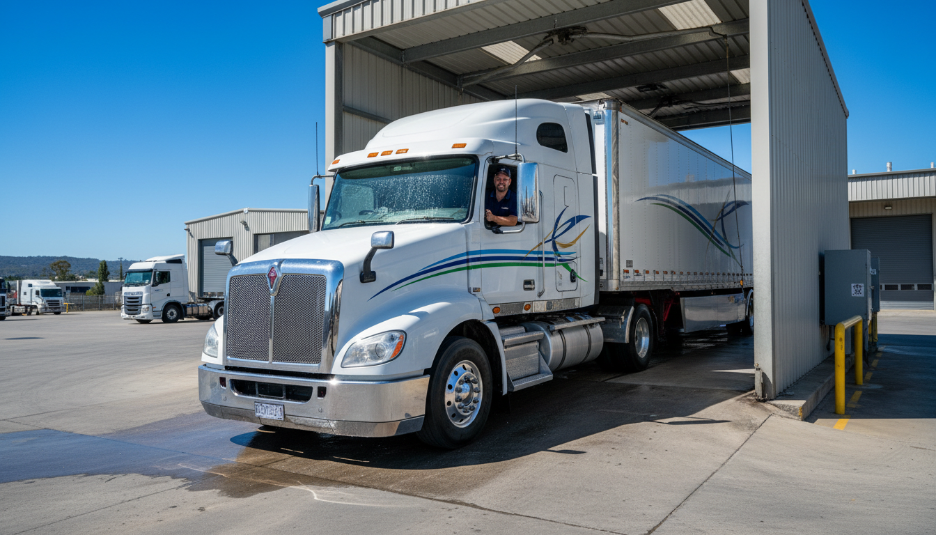 Professional Truck Cleaning for Fleet Branding & Perception