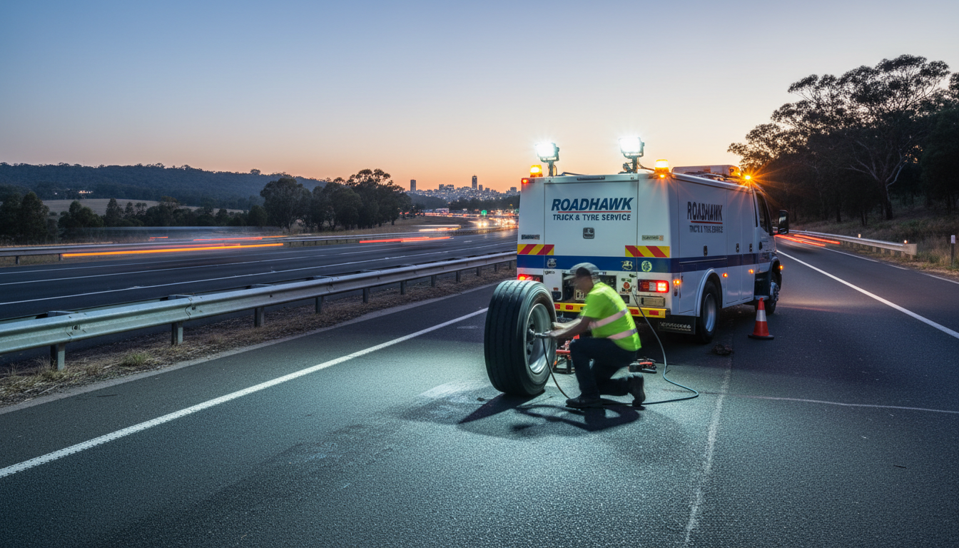 Roadside Truck Tyre Emergency Call: What Actually Happens